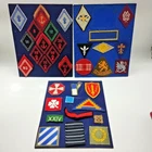 Vtg Army Navy Patch Badge Cloth WW2 French Dutch Military Cloth Insignia Rare