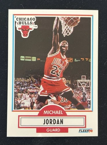 1990 FLEER #26 MICHAEL JORDAN 🔥 MINT CENTERED 🔥 CHICAGO BULLS