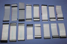 Lot 16 New IDE 40-pin 40-Conductor Parallel ATA Data Ribbon Cables