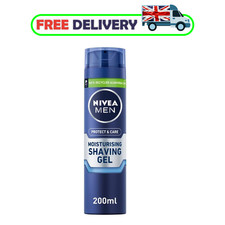 NIVEA Men Protect & Care Shaving Gel for Dry Skin, 200ml – Aloe & B5 80.00 per litre