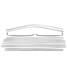 Fensterleisten für VW Transporter T5 T6 Caravelle 2003-2024 L3 14tlg Zierleisten