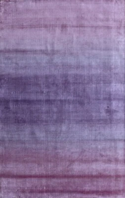 Tapis Tissé À La Main 150x240 Rose Brillant En Viscose Plat Salon SH103 - Photo 1/4