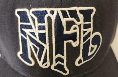 Vintage Dallas Cowboys Star Embedded In NFL Letters Cap Reebok Distressed. 7 1/2
