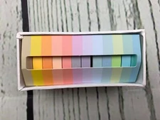 Pastel Colors Decorative Tape for DIY Crafts Extra Long Rolls Scrapbooking