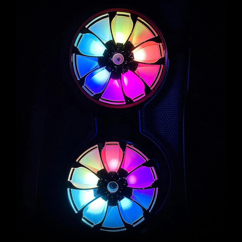 Umidificatore Diffusore Aromi 300ML 5 LED RGB 2 Modalità Vapore Per Auto Interni - Immagine 4 di 4