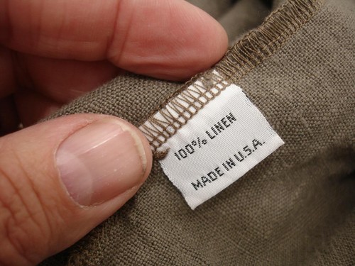 Women's M Bryn Walker Gray Taupe 100% Linen USA Made Long Jacket One-Button O/S - Picture 14 of 16