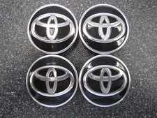 NEW 2014-2023 Toyota OEM Black & Polished Center Cap  42603-08010 - Set/4*