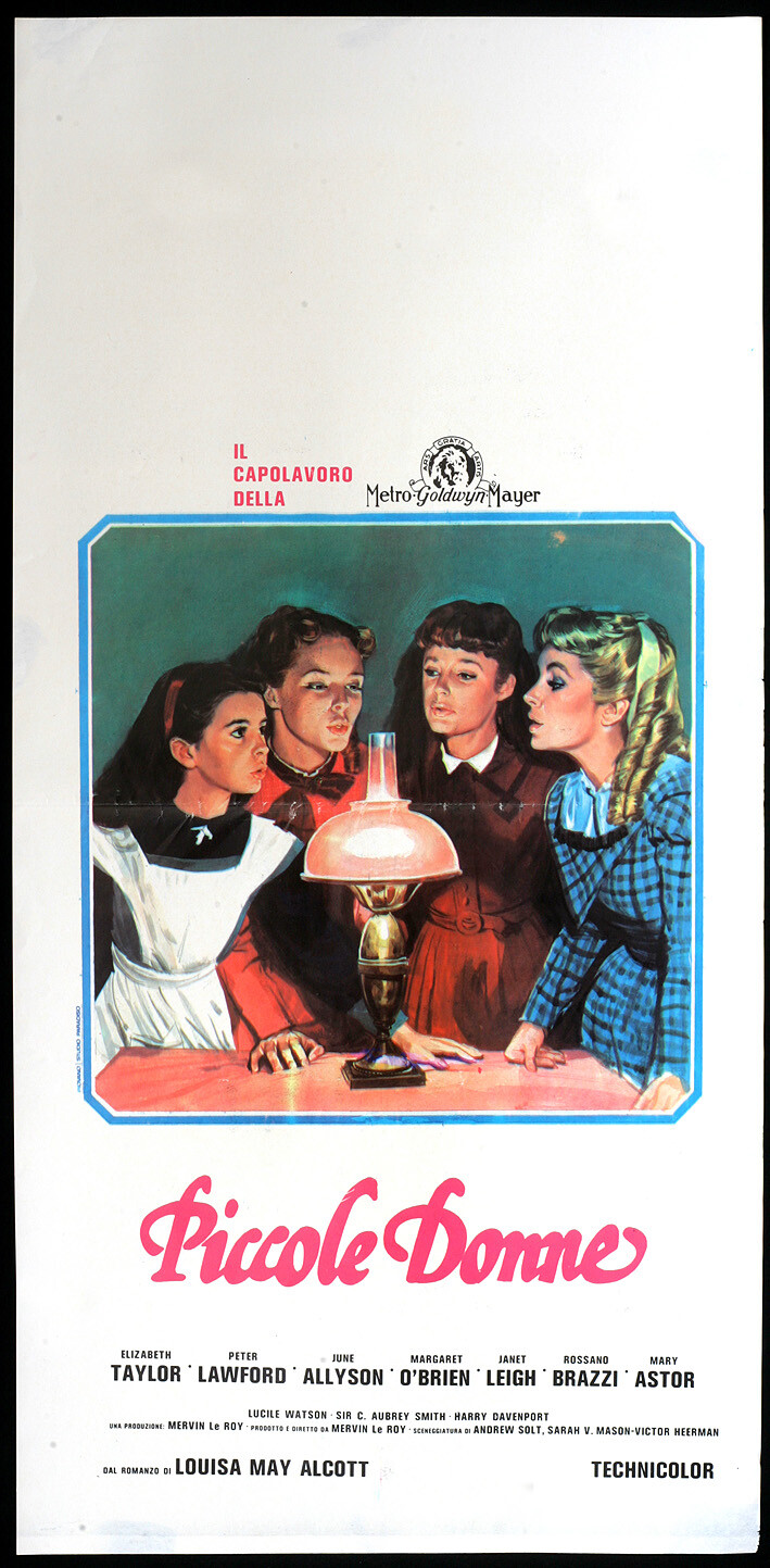 Locandina originale film Piccole donne (1949) - Regia di Mervyn LeRoy