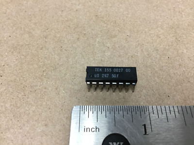 (1 PC)  TEKTRONIX   155-0027-00   DIGITAL MICROCIRCUIT   NSN# 5962-00-236-8587