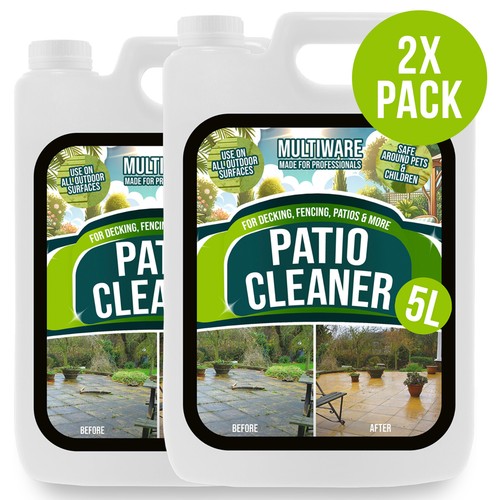 PATH & PATIO CLEANER FLUID SPRAY WET AND WALK AWAY GREEN STAIN REMOVER