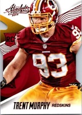 2014 Panini Absolute Die-Cut Rookie RC Spectrum Red Trent Murphy Redskins #135