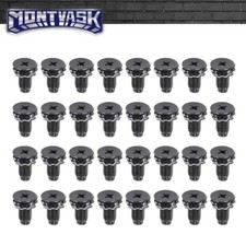 Tornillos de bisagra de puerta Nors de 5/16-24" x 3/4" con arandelas aptos para camioneta Ford 1948-1952
