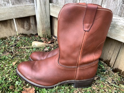 Vintage IRON AGE USA Made WORK BOOTS 