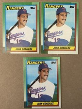 Lot Of 8 Juan Gonzalez Cards