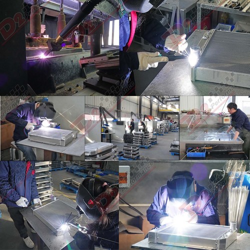 209000 4-Row Aluminum Airboat Radiator 31''W x 21''H High Performance ...