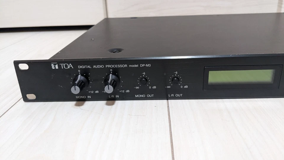 JUNK Toa Digital Audio Processor Dp-M3 Black Current Product Music - Image 3 of 4