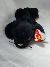 TY Beanie Baby Velvet the Black Panther Retired Error 