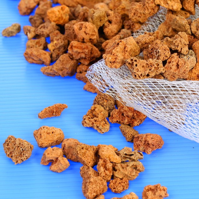 Aquarium Red Lava Rock 380g Fish Tank Filter Filtering Media 100