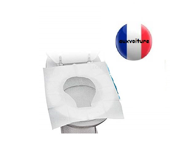 Housses de siege de toilette jetables pour eviter les bacteries en voyage