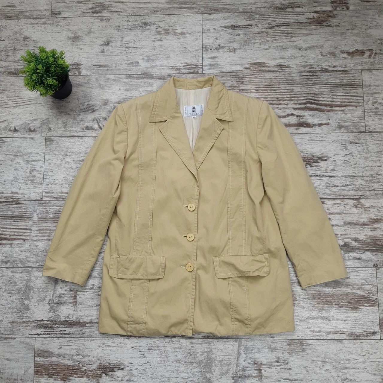 Giacca blazer vintage Oliver By Valentino da donna senape taglia 44