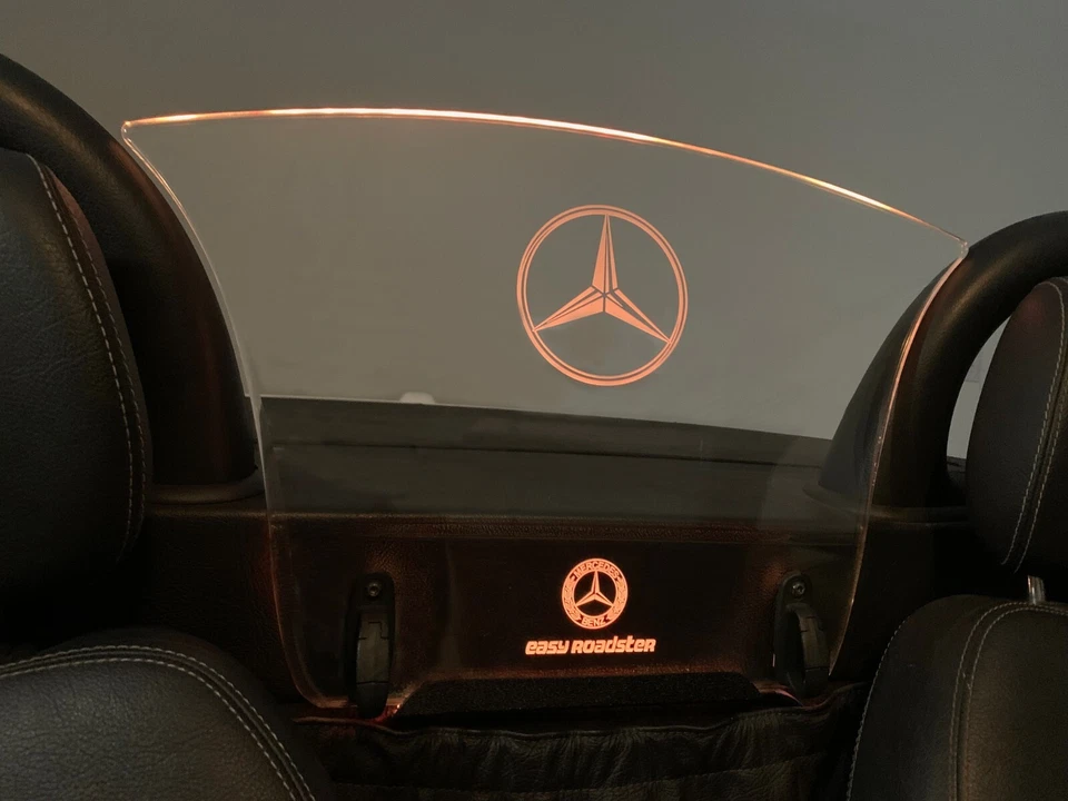 Deflector de viento 1997-2004 para Mercedes-Benz SLK R170 kit de iluminación de parabrisas Foto 3 de 4