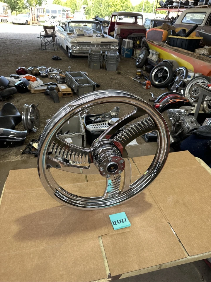 Harley Carriage Works 21 дюйм Chopper Dyna Wideglide Softail Переднее Магнитное Колесо Typhoon - Изображение 3 из 4