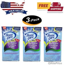 House Care Handy Wipes Multi Purpose Reusable Cleaning Cloth, 8-ct each 3 Pack 