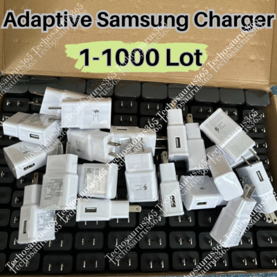 1000X Adaptive Fast Charging Wall Charger For Samsung Galaxy S8 S9 S10 WHOLESALE