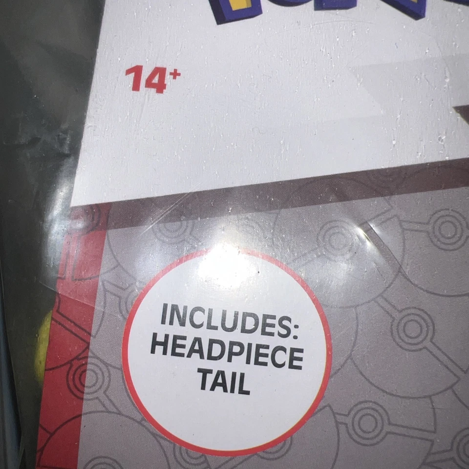 Kit de accesorios de disfraz de Pokémon Pikachu adulto tocado y cola NUEVO Comicon Gofest Foto 4 de 4