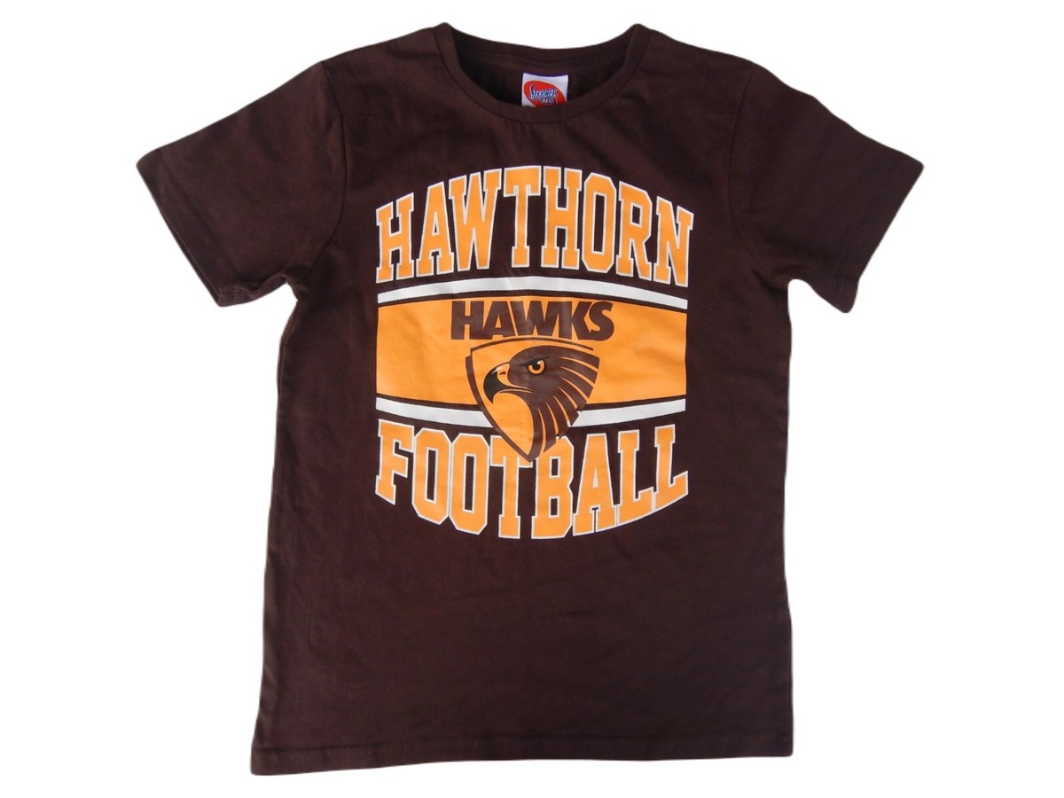 Hawthorn Hawks AFL Men's Officially Licensed Kids Youth Shirt