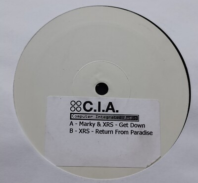 (33) DJ Marky & XRS / XRS - Get Down / Return From Paradise 12'' white label