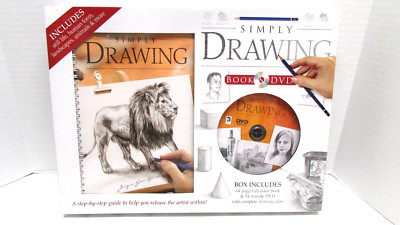 NEW Simply Drawing Book & DVD Step by Step Instruction Learn to Draw | eBay