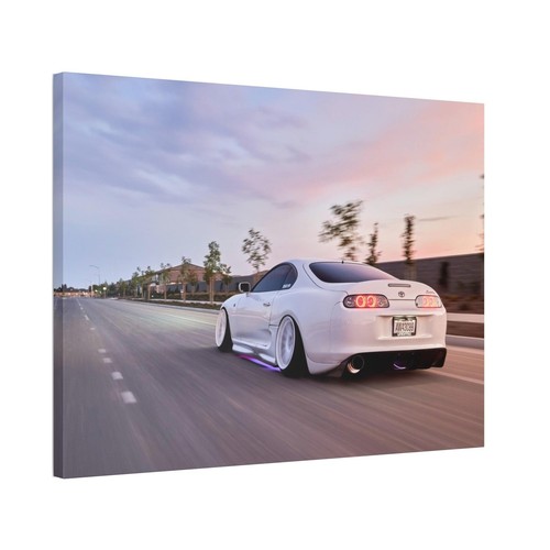 Toyota Supra Mk4 High Resolution Museum Quality Horizontal Canvas Print #006 - Picture 4 of 10