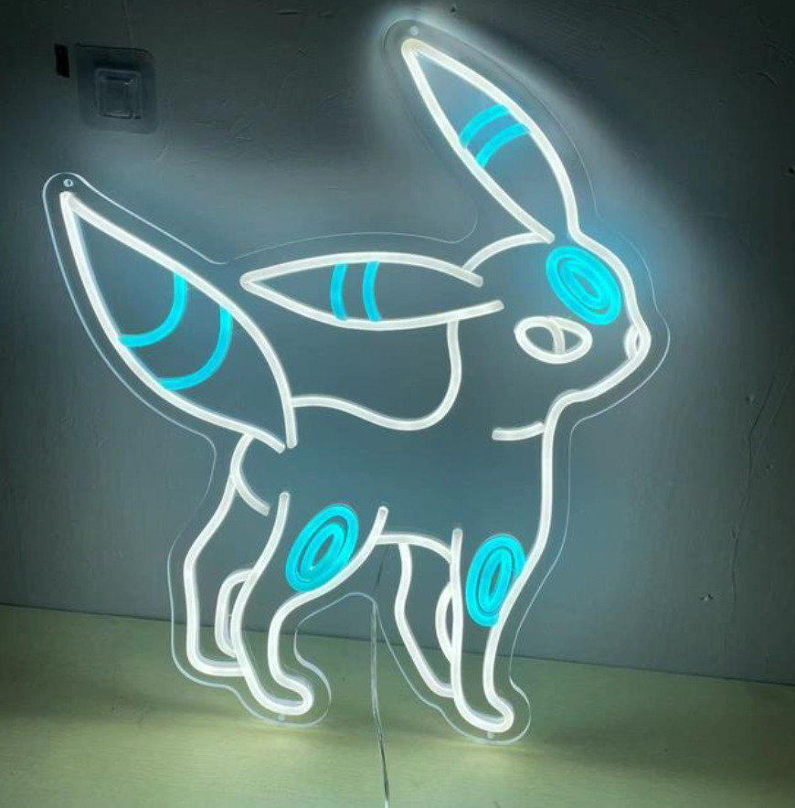 Eevee Pokemon Neon Sign, LED Light, Anime