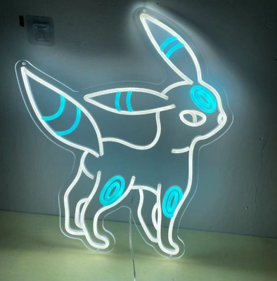 Eevee Kawaii Pokemon Neon Sign, LED Light