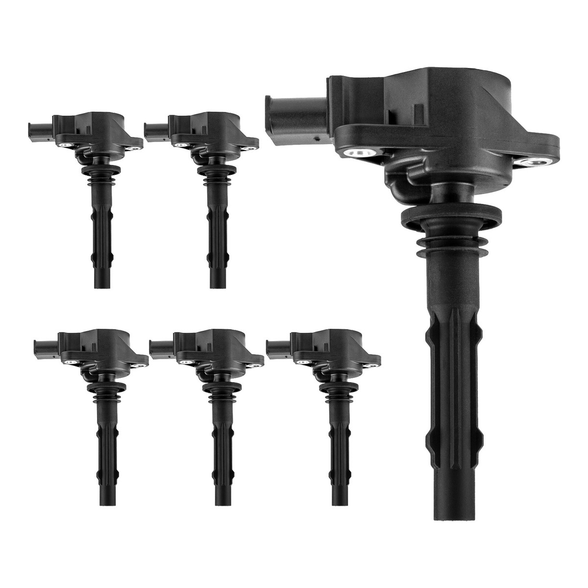 6 Ignition Coil Pack For 08-12 Mercedes-Benz C300 06-07 C280
