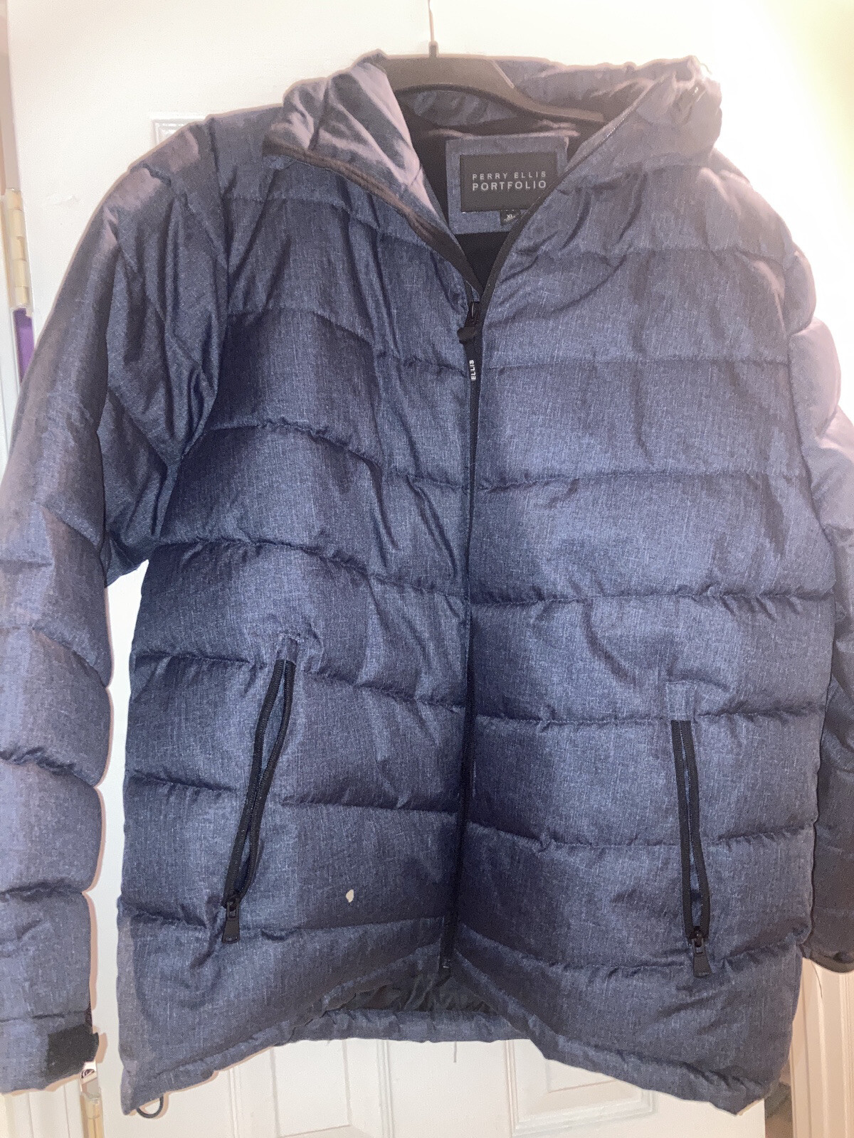 HD Tech Puffer Jacket Coat Black 