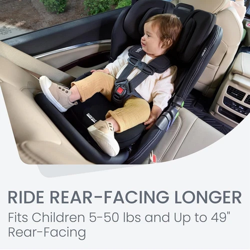 Britax Poplar S Narrow Convertible Car Seat - Onyx  - NEW! (Creased Box) - Picture 8 of 10