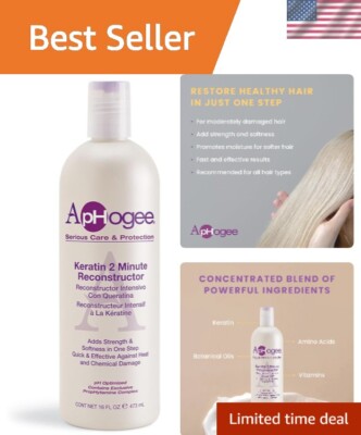 Hypoallergenic 2-Minute Keratin Treatment 16 OZ - Prevent Breakage & Split Ends