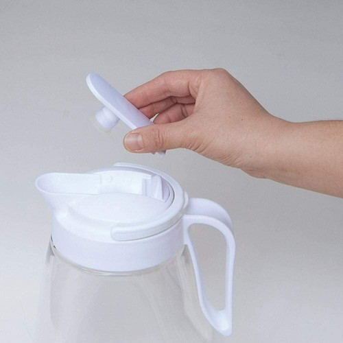Airtight Largepour 3.1 QT Pitcher with Lid, Top Handle for Water Juice Tea Jug - Picture 9 of 13