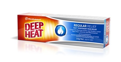 Deep Heat Regular Rub Cream 50G Pain Relief Aches Strains ...