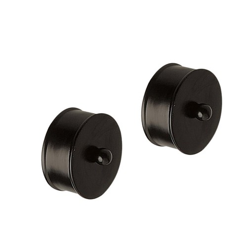 Modern Mopstick Wall Handrail End Caps in Black By Richard Burbidge eBay