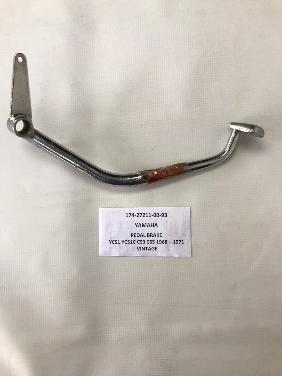 YAMAHA GENUINE NOS CS3 YCS1 1968 1971 BRAKE PEDAL OEM 174