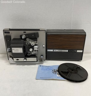 Bell Howell Motion Picture Projector 626R 461B Black Silver Autoload