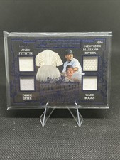 2025 Leaf In The Game Used Sports Pettitte, Jeter, Rivera, Boggs Vs-22 /35