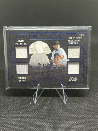 2025 Leaf In The Game Used Sports Pettitte, Jeter, Rivera, Boggs Vs-22 /35 - Picture 1 of 2
