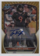 2022 Bowman U Chrome Prospect Gold Refractor 9/50 Tyler Van Dyke #7 Auto b8h