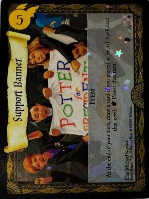 Support Banner (Foil) Ungraded HP: Quidditch Cup