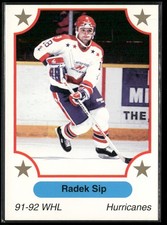 1991-92 7th Inning Sketch WHL #341 Radek Sip