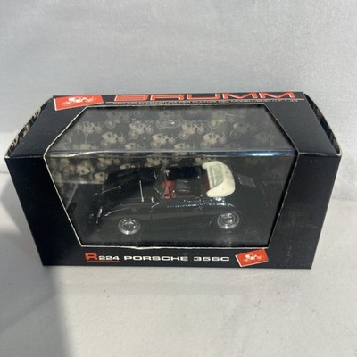 Brumm Porsche 356c Spyder 1963-65 Black 1:43 Diecast R224